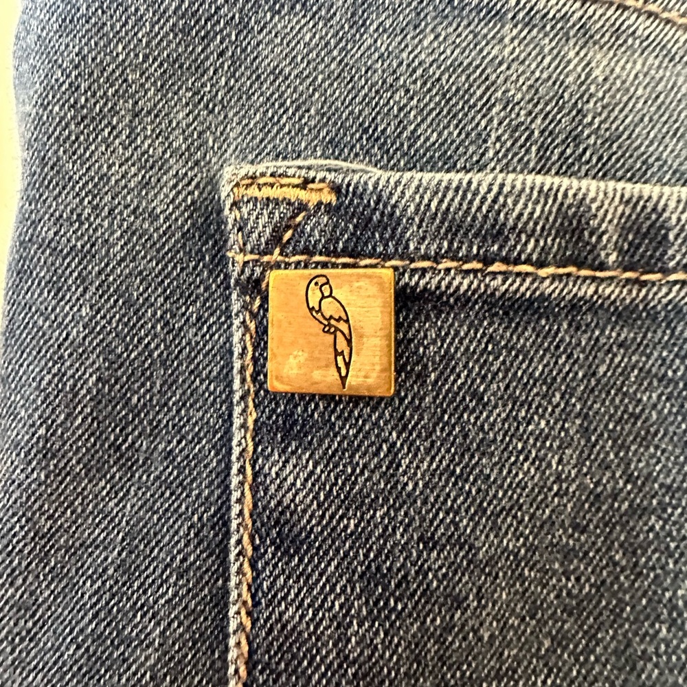 Papagallo Phoebe Paisley Embroidered Hem Ankle Jeans - Picture 8 of 16